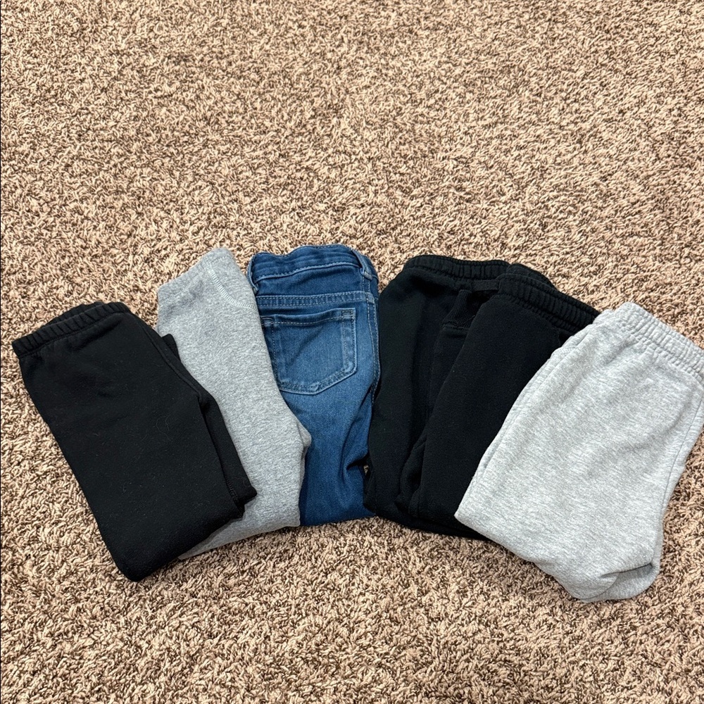 Kids Assorted Color Bottoms Set